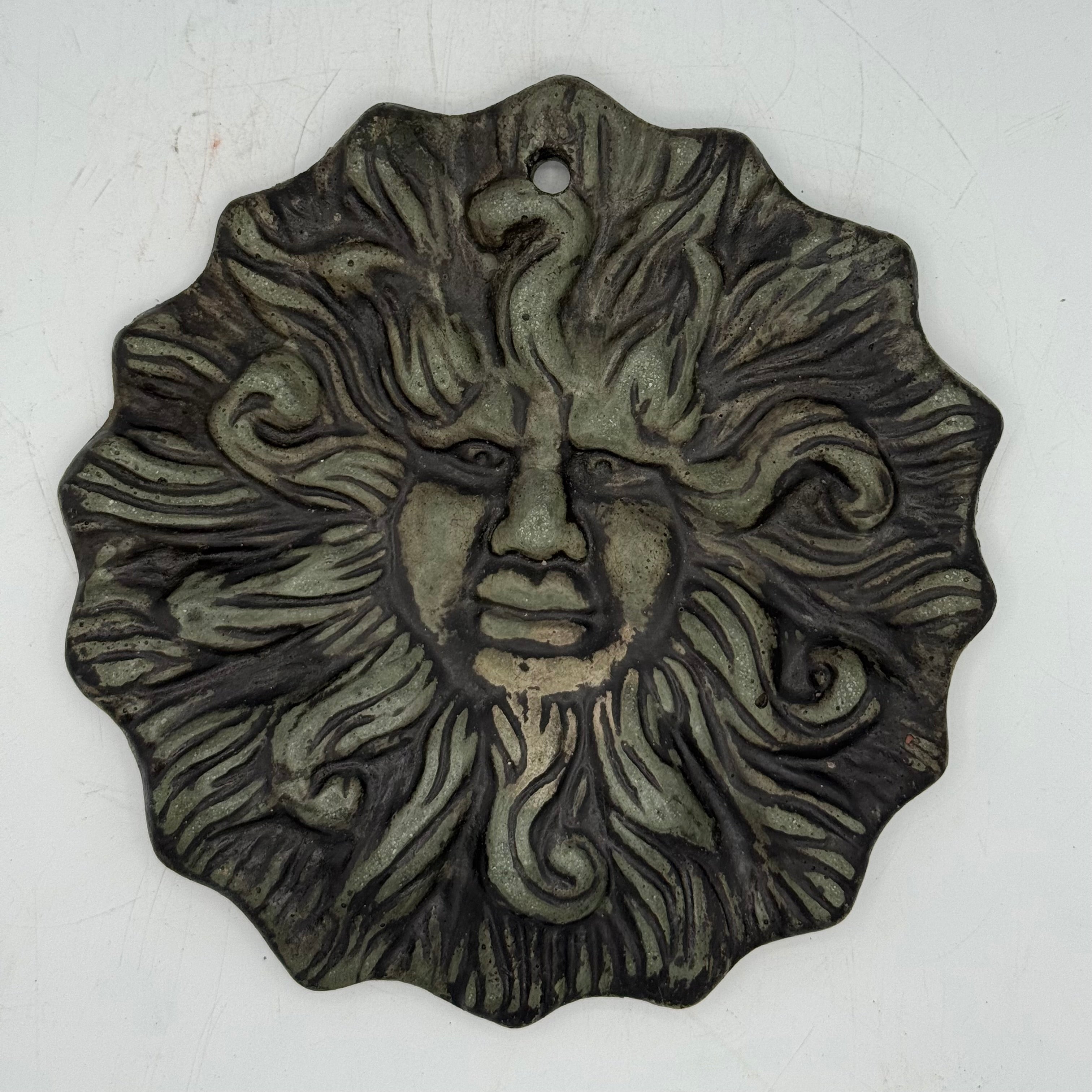 Green Man Wall Plate