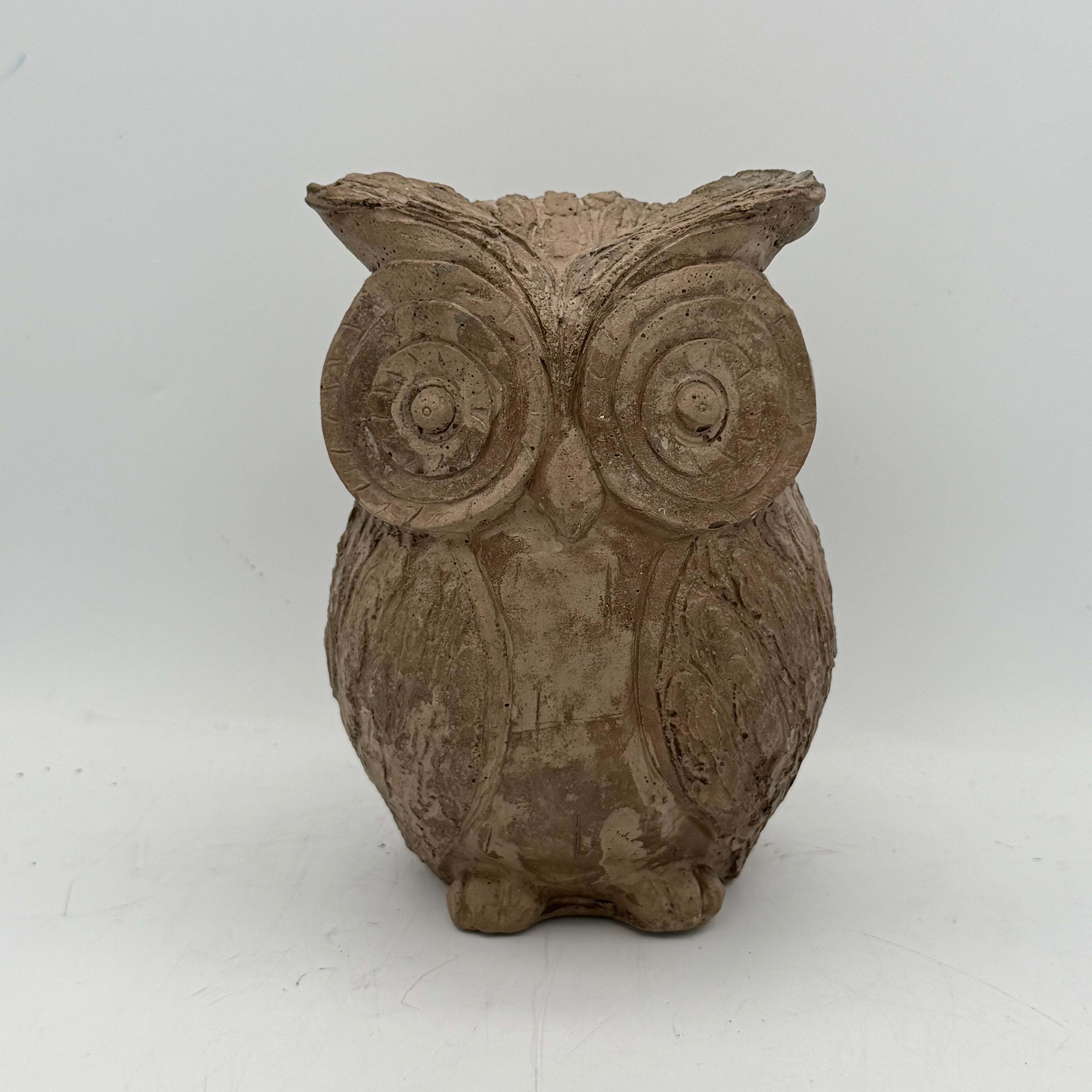 Owl Figurine Garden Decor