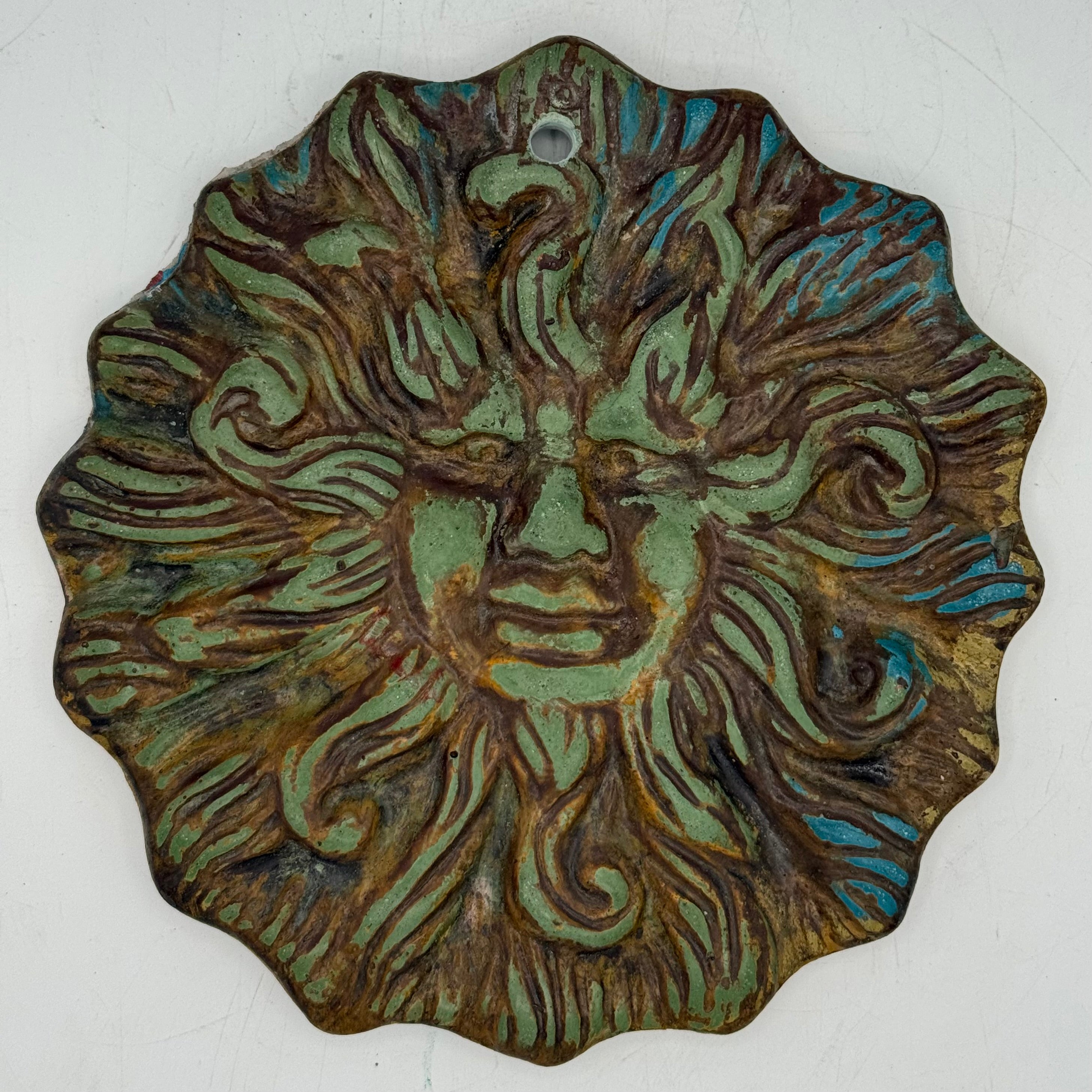 Green Man Wall Plate