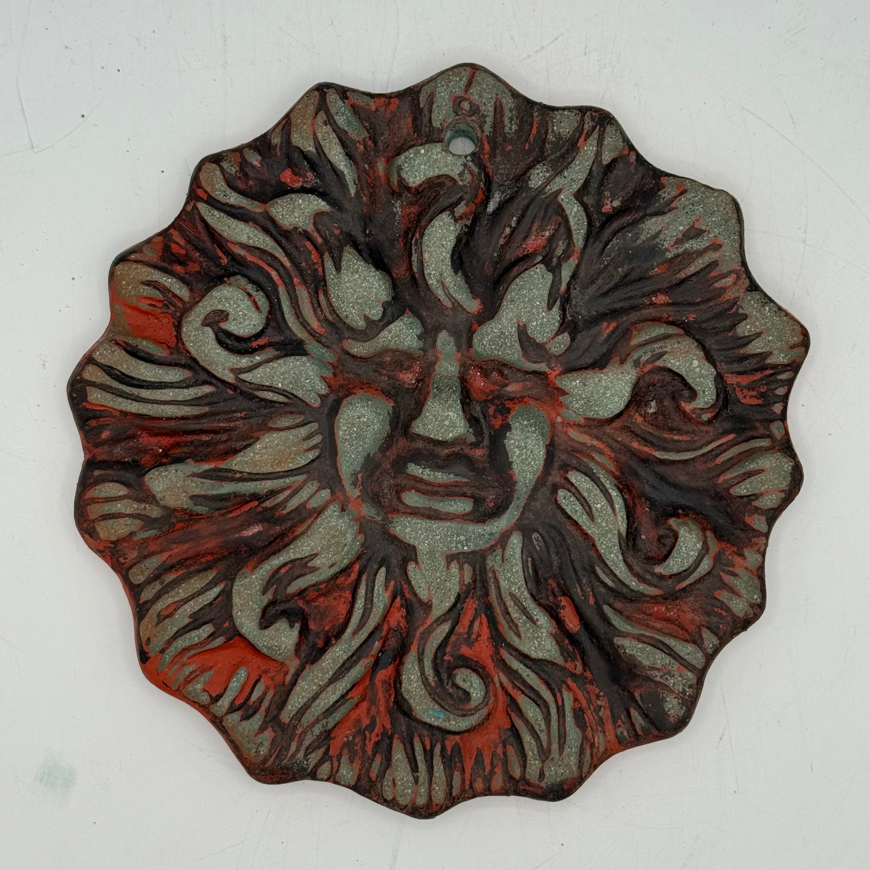 Green Man Wall Plate