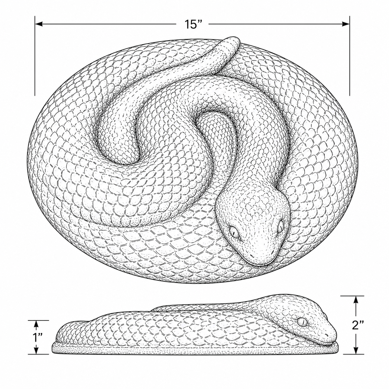 Rattle Snake Stepping Stone