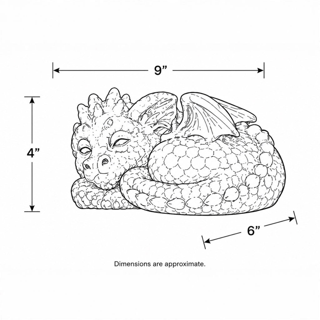 Dragon Figurine Garden Decor