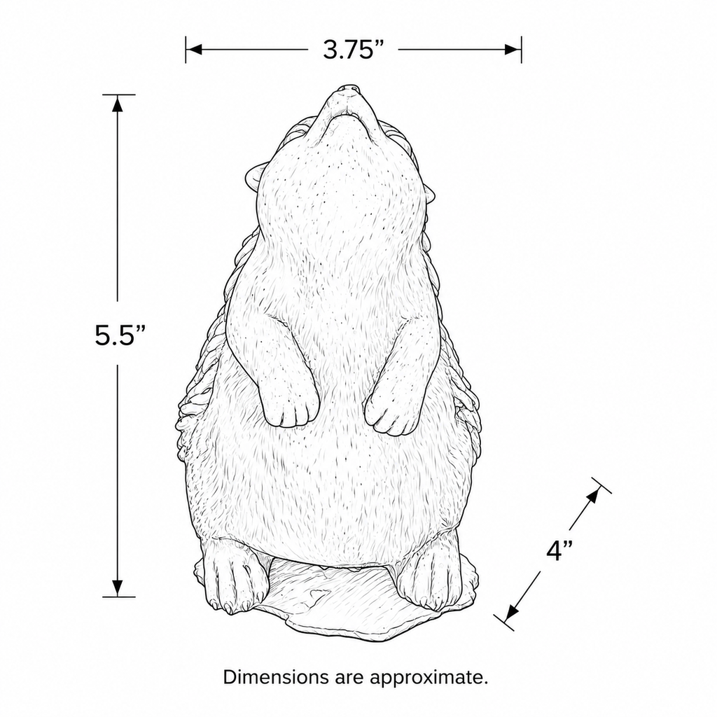 Hedgehog Figurine Garden Decor