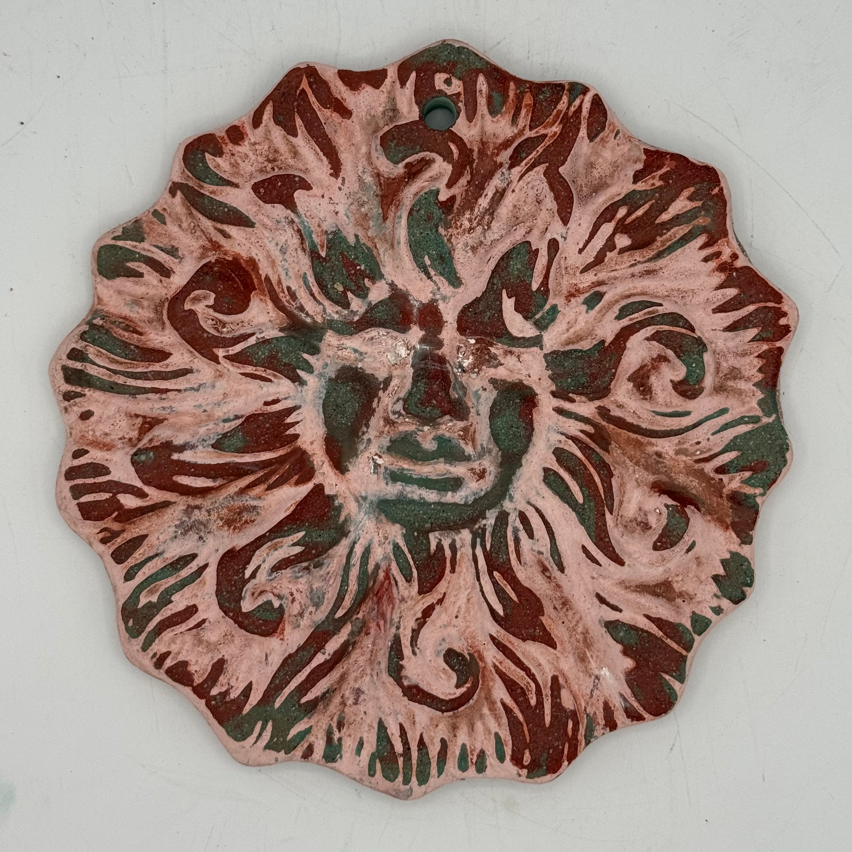 Green Man Wall Plate