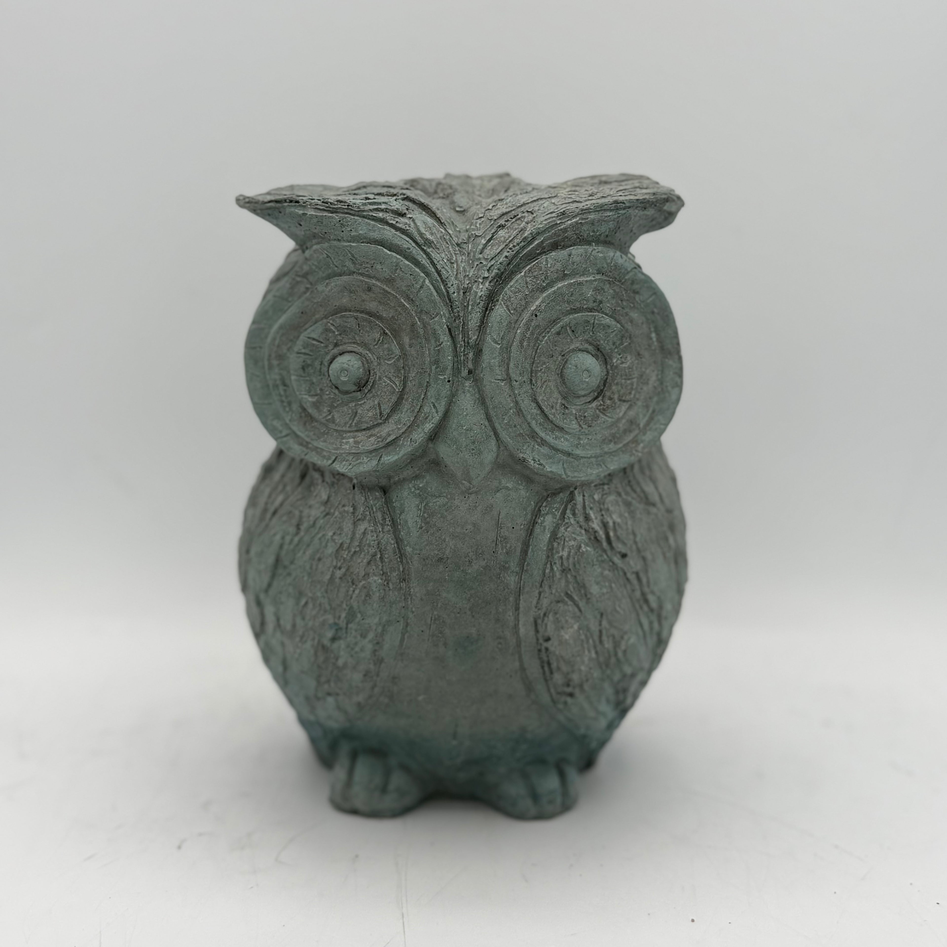 Owl Figurine Garden Decor