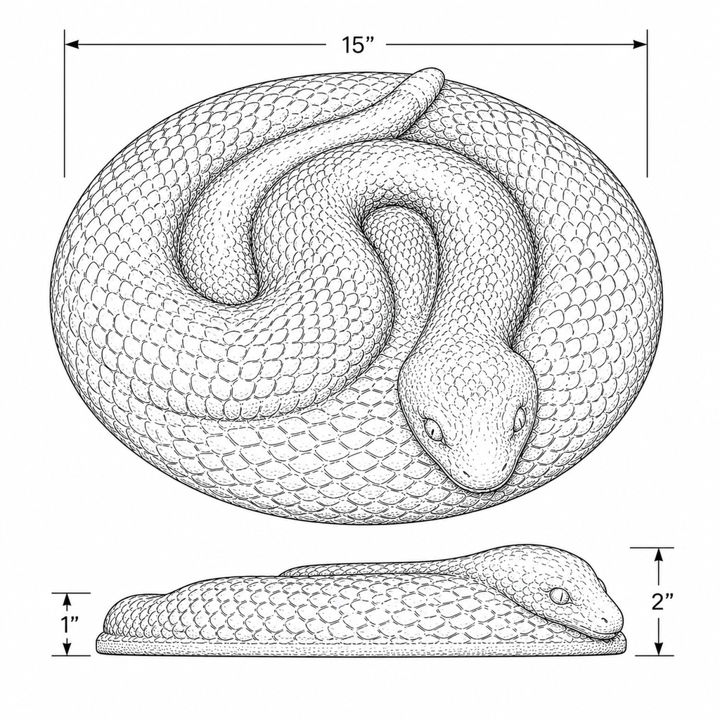 Rattle Snake Stepping Stone