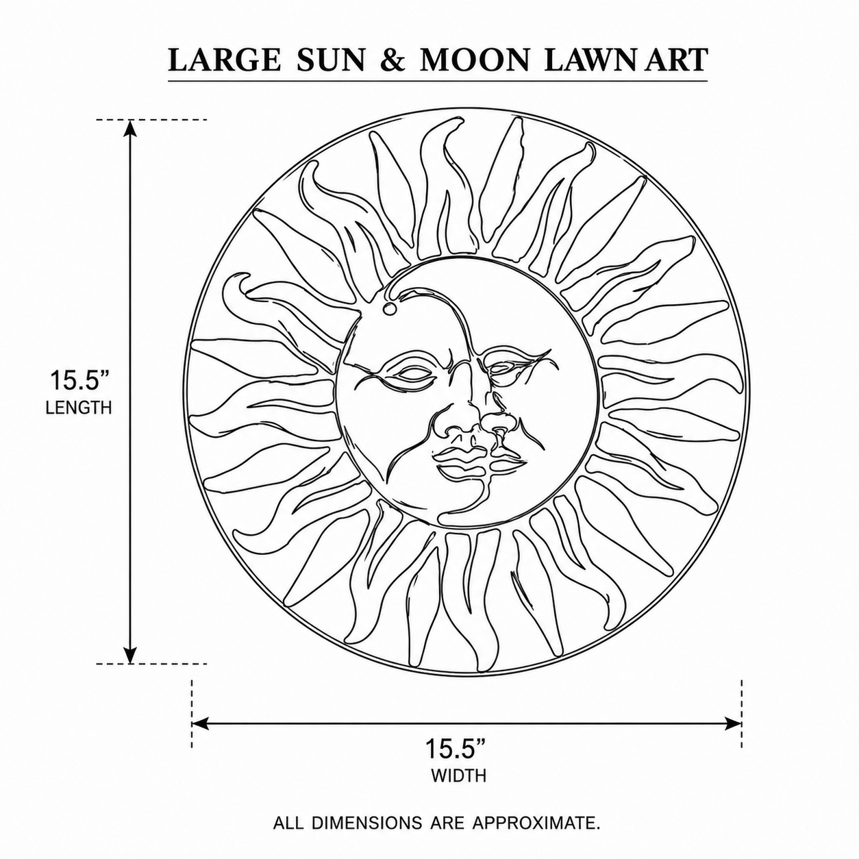 Large Sun & Moon Stepping Stone