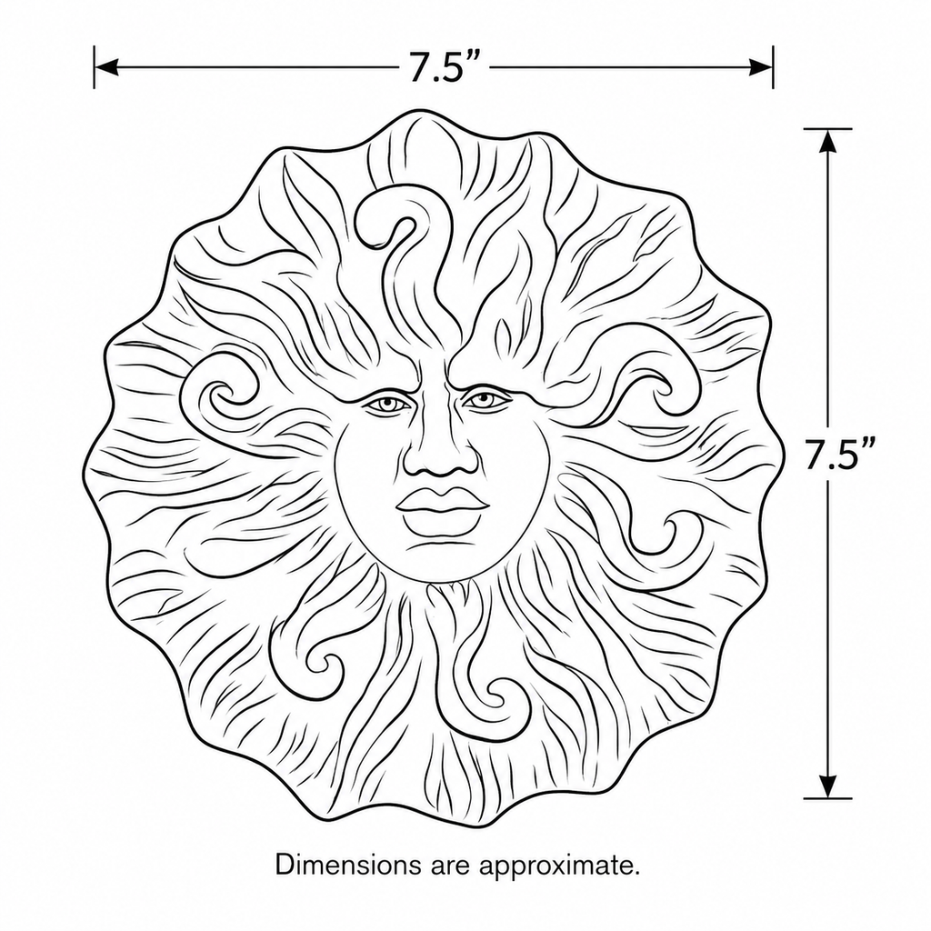 Green Man Wall Plate
