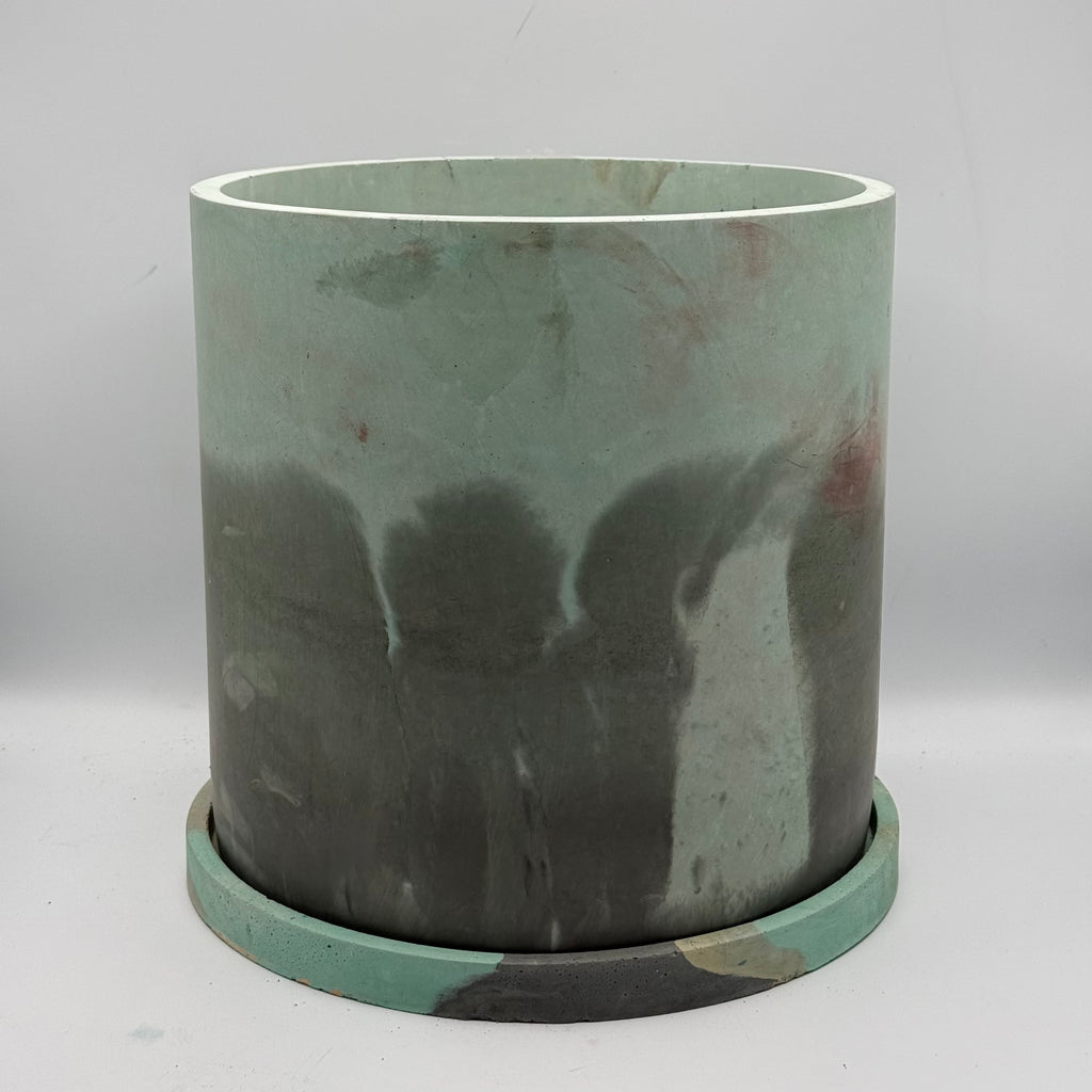 9” Round Pot with Saucer