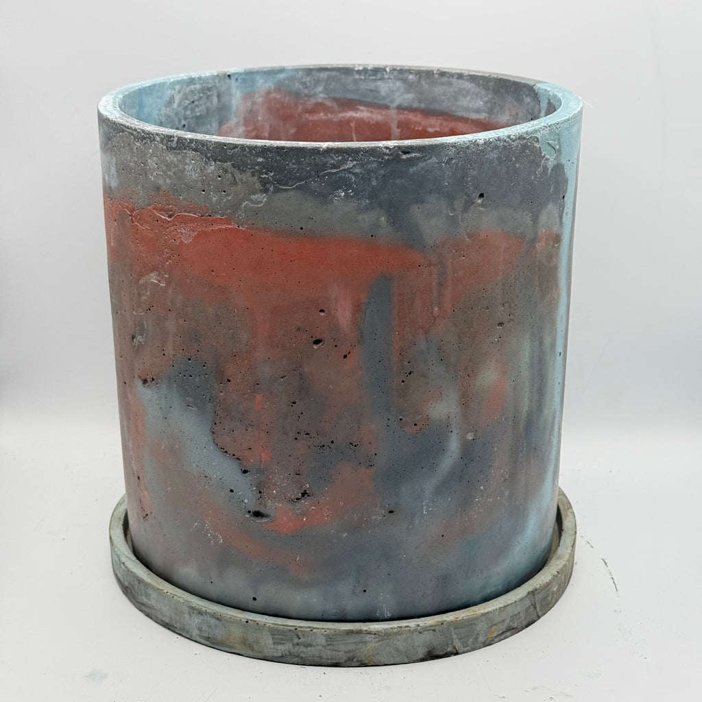 9” Round Pot with Saucer