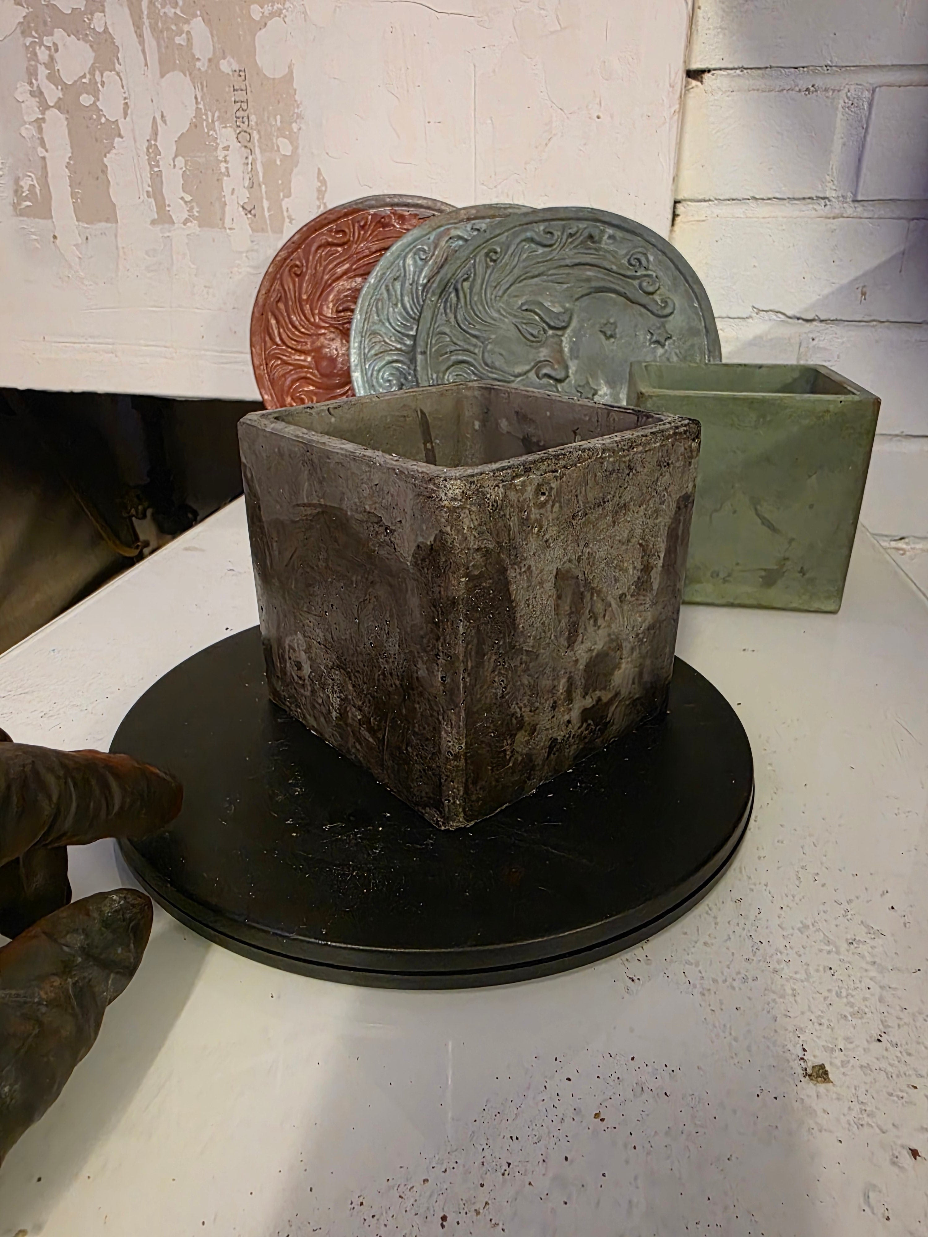 Square Concrete Pot