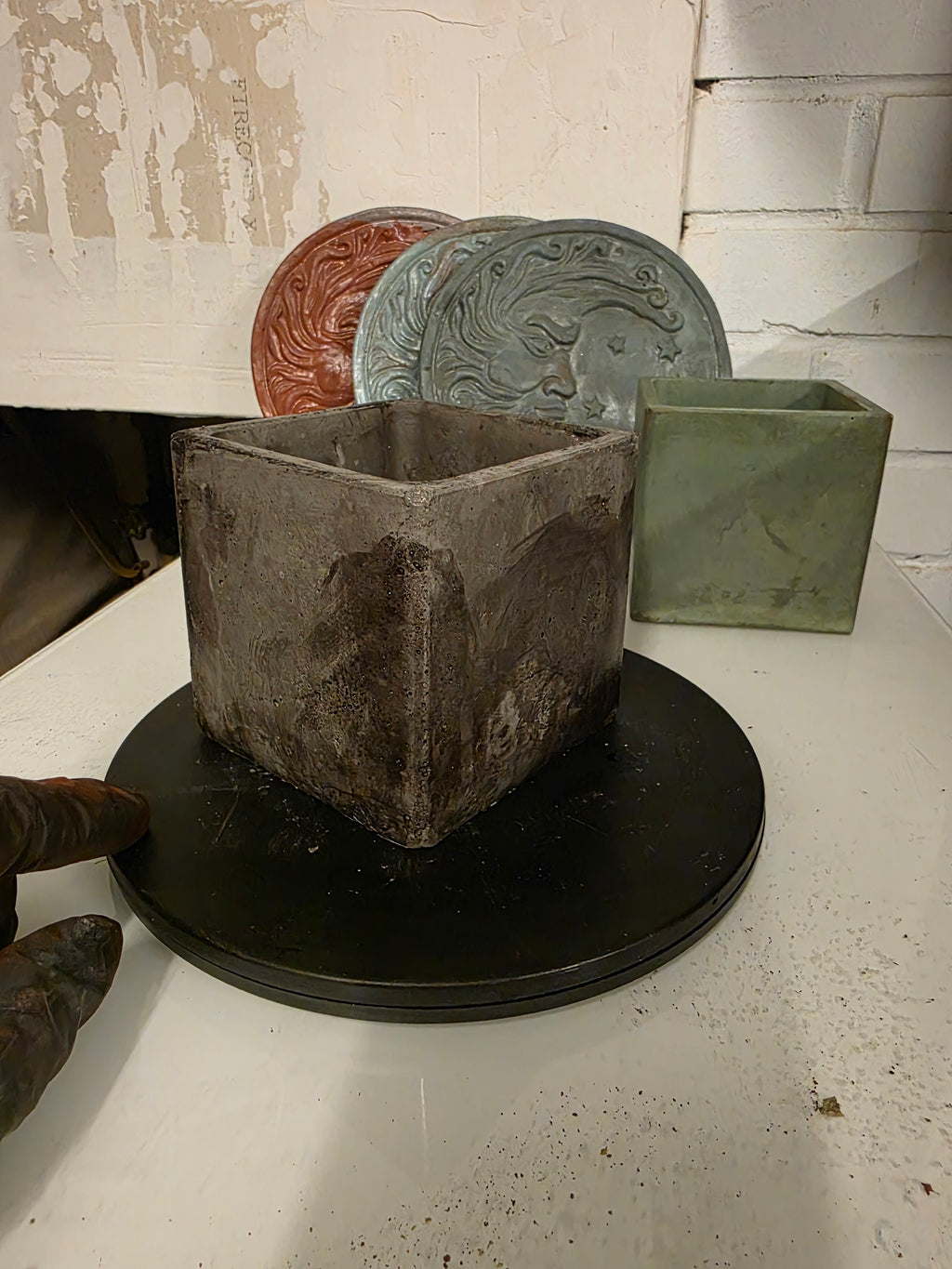 Square Concrete Pot